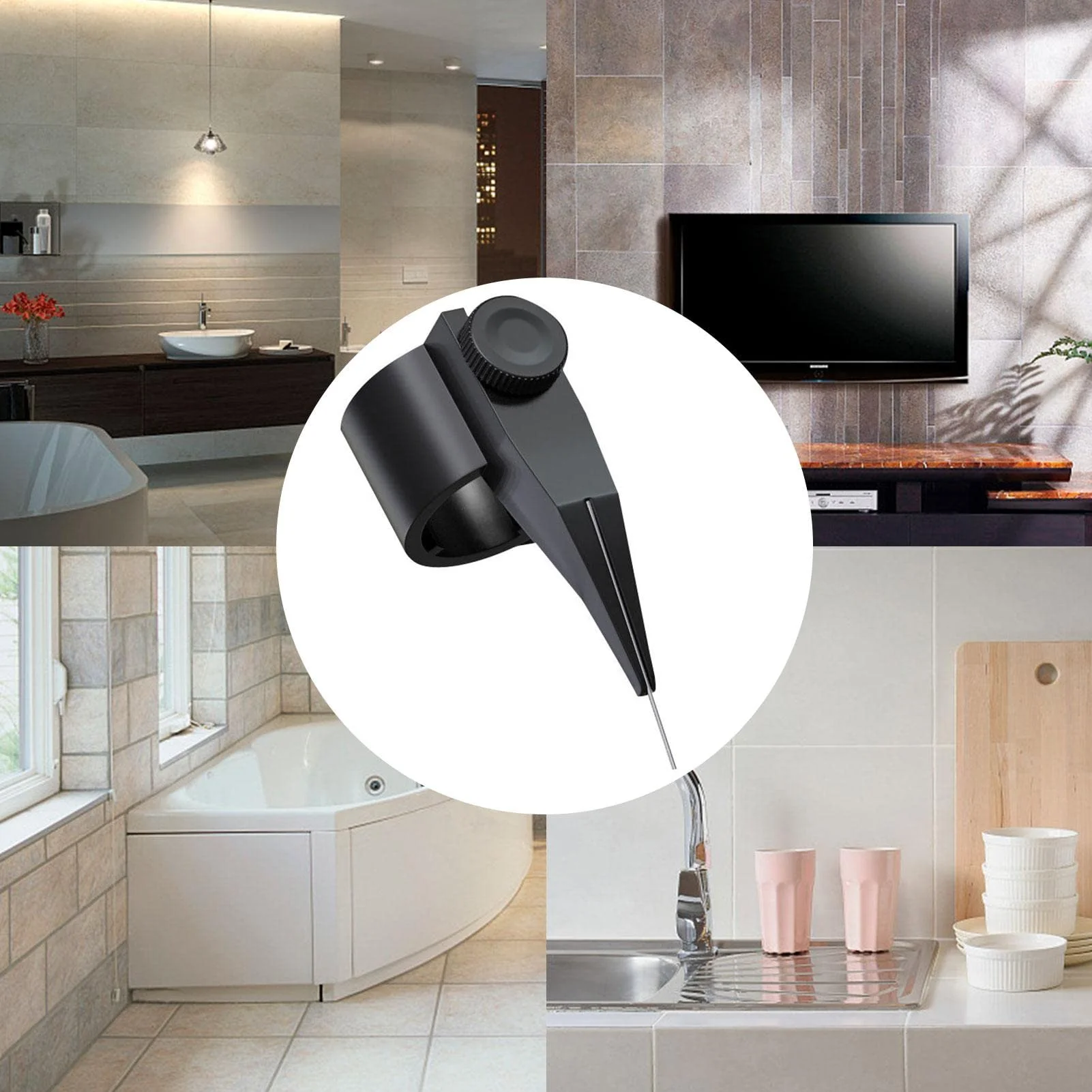 1Pcs Tile Beauty Stitching Tool Glue Nozzle Fixed Locator for tiles in living rooms kitchen