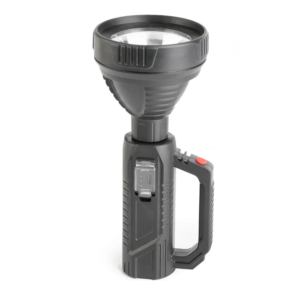 
VCAN Rechargable Waterproof High-Low-Flash Mode ABS 5W 350 Lumen Bright LED Torch Flashlight 