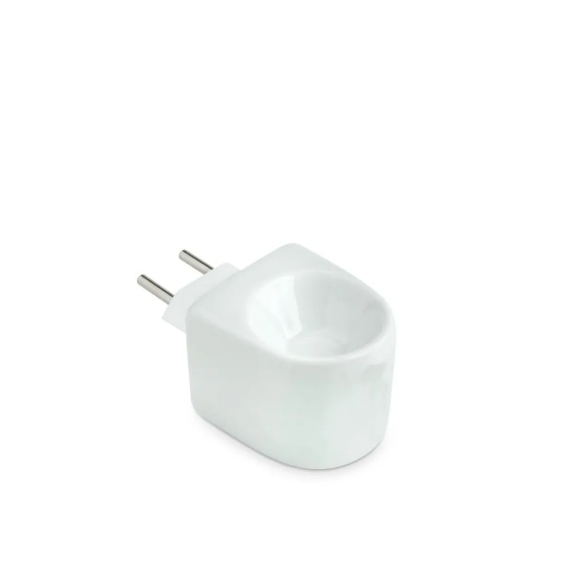 Electric Candle Warmer By Wall Plug in Ceramic Wax Melt Warmer with Light, Fragrance Essential Oil Warmer with Twist Plug