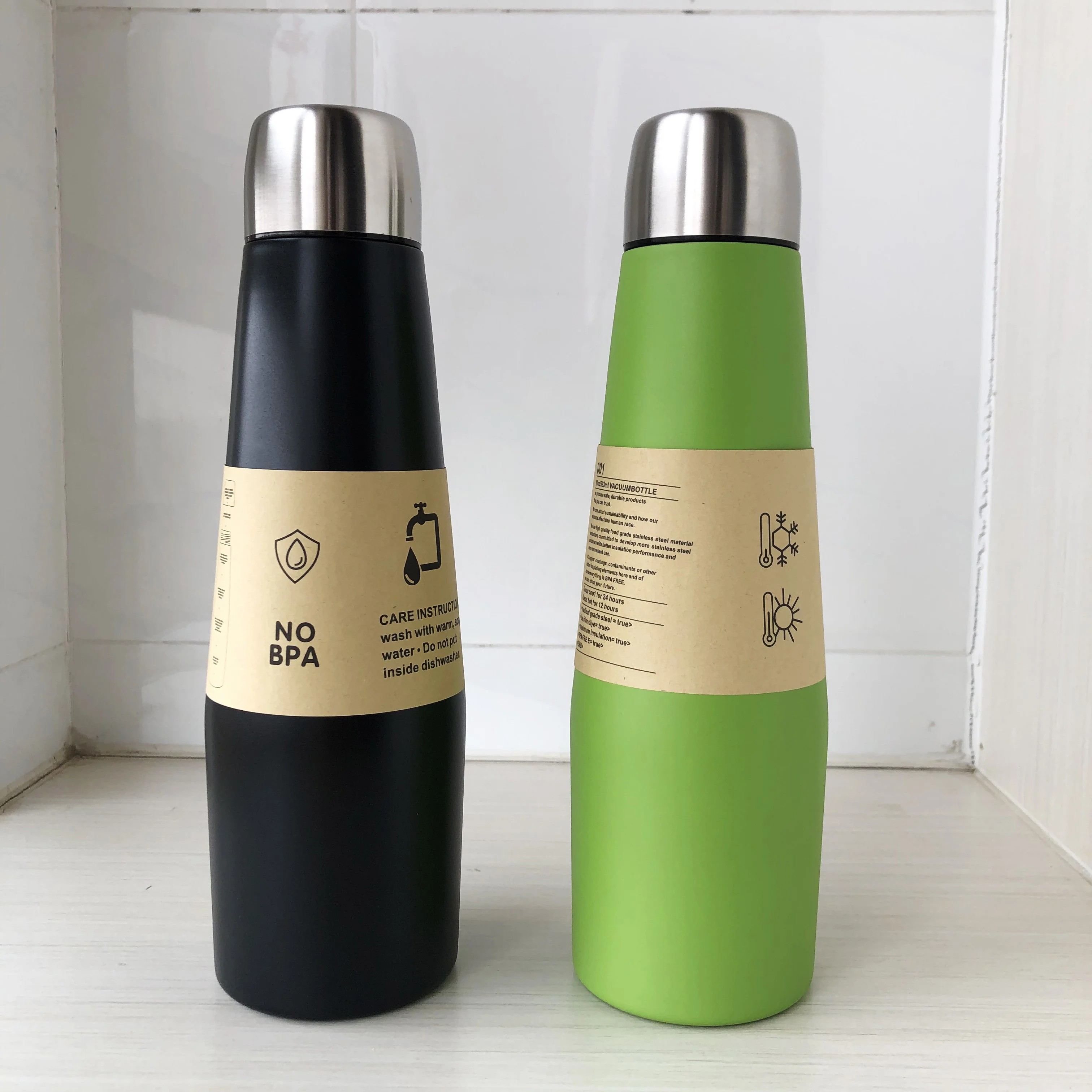 New best design 550ml water bottle brand stainless steel eco friendly wholesale bulk direct drinking with custom logo for adults