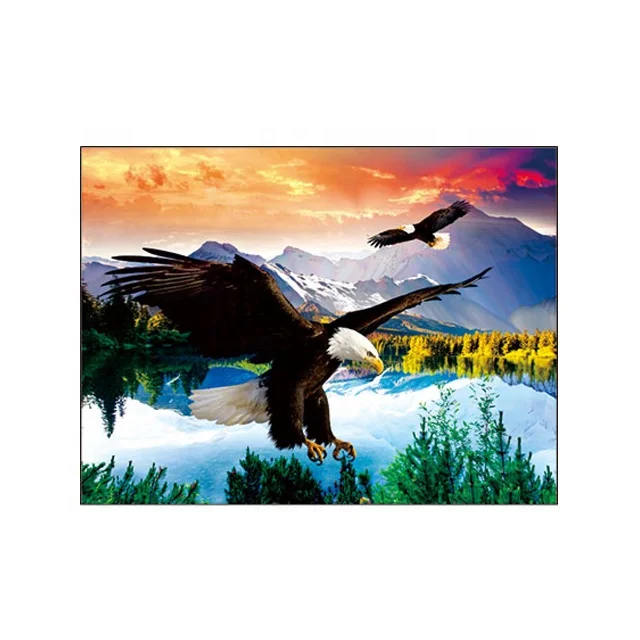 
In stock animal designs 3D lenticular picture 30x40cm for promotion gifts 