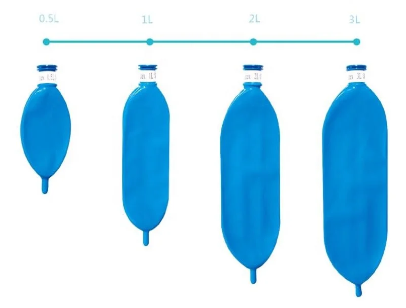 3L 2L 1L 0.5L Breathing Circuit Bags  Latex Disposable Anesthesia  Reservoir Bag
