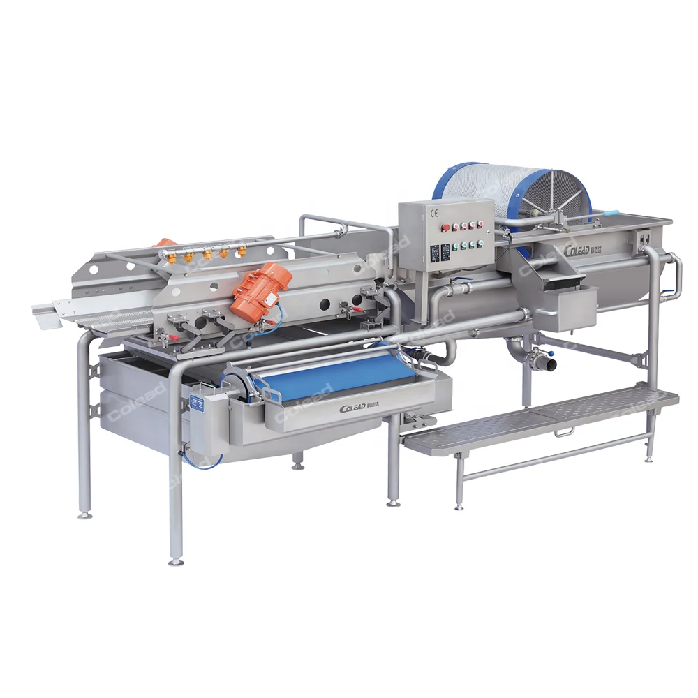 High Efficiency Chives Carrots Celery Broccoli Fruit Leafy Vegetable Vortex Washing Machine