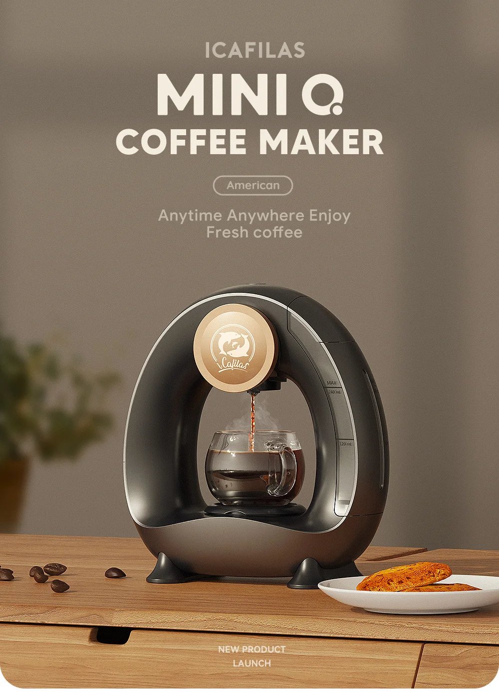 Portable Capsule Coffee Maker High quality electric coffee machine Electric automatic coffee maker