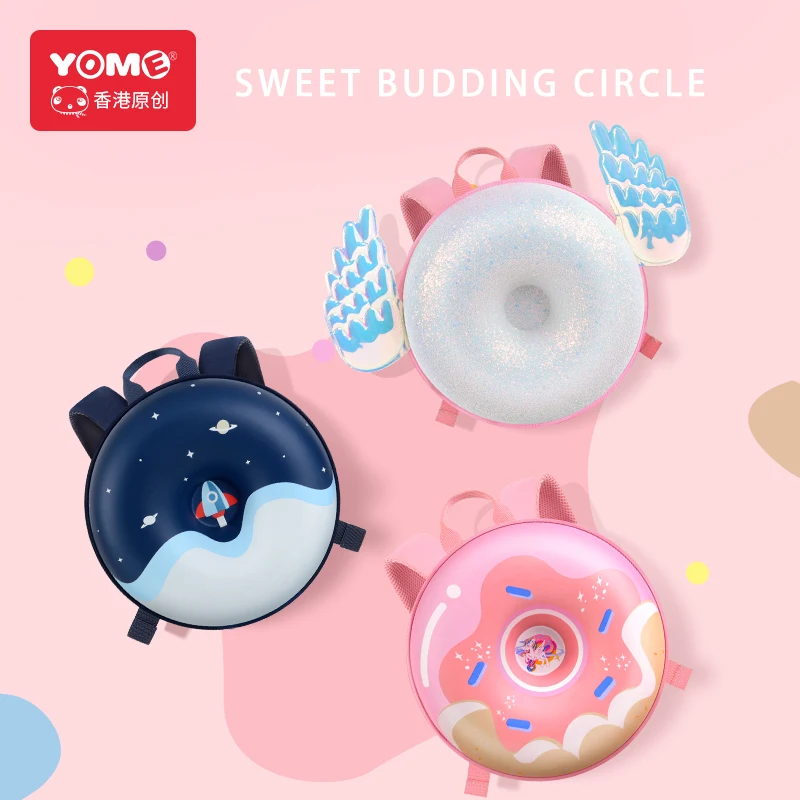 TOPSTHINK Donuts kids angle mini school waterproof girls fashion school small backpacks