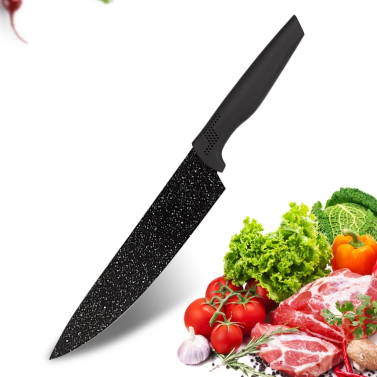 Exclusive Chef knife Stainless Steel Marble Coating Kitchen Knife Set