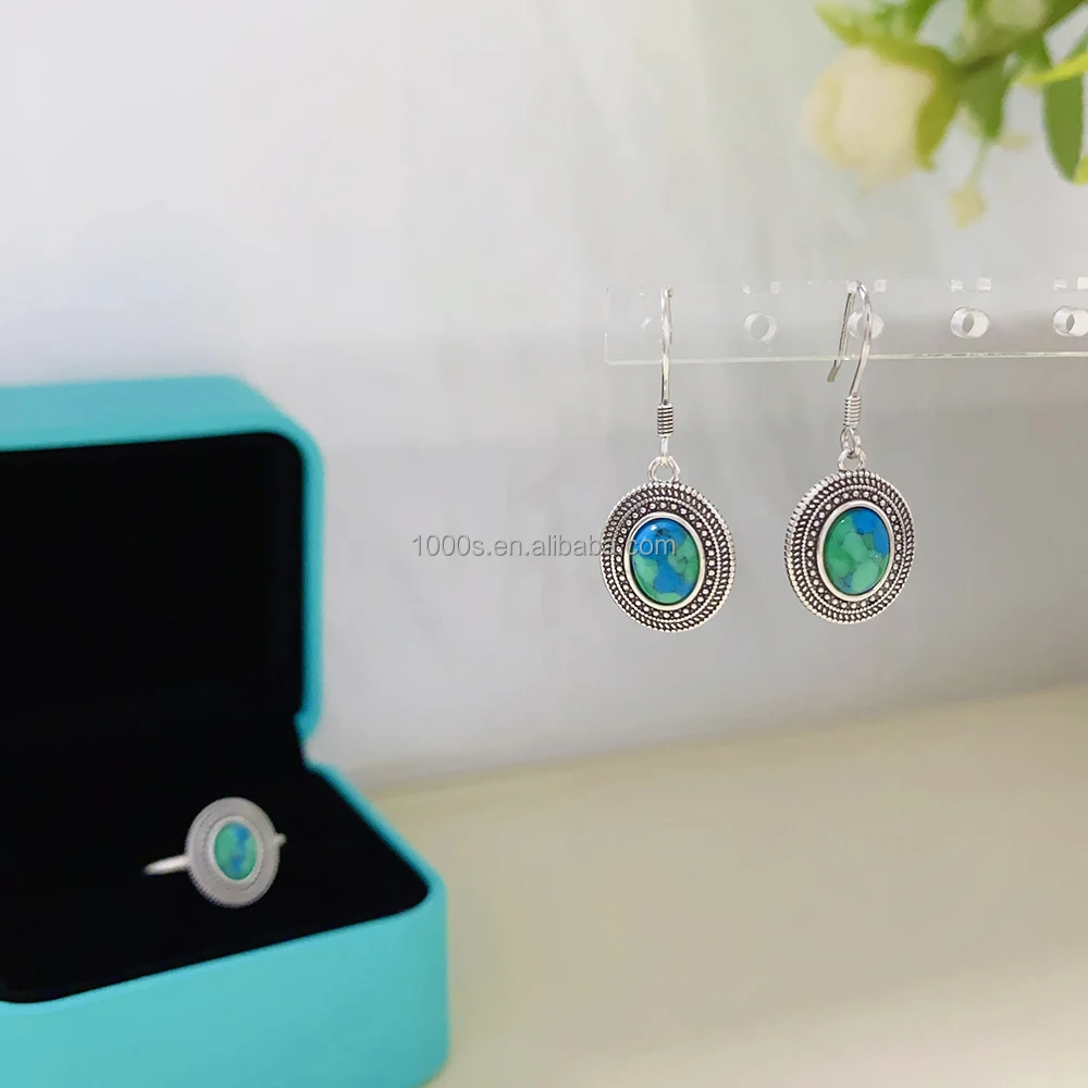 Factory S925 Silver Oxidized with Turquoise Ring with Coral Onyx Available Fashion Jewelry for Women Men New Arrivals