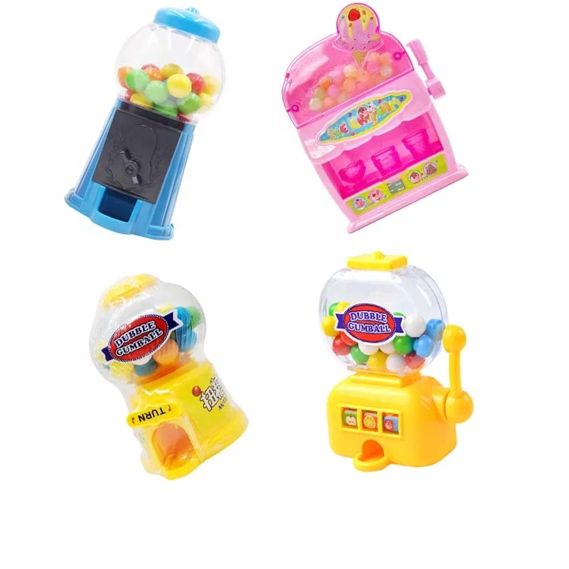 Cheapest Candy dispenser gumball machine candy toys plastic jackpot machine gifts for kids