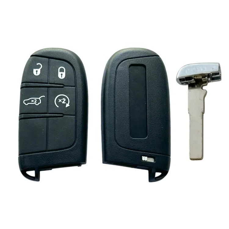 Car vehicle remote key shell case 4 buton SIP22 blade for c-hrysler car key case