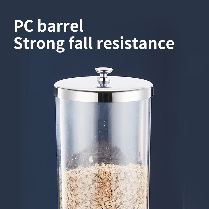 Nuts Coffee Beans Gravity Bulk Food Tins Dispenser Dry Food Dispenser Cereal Acrylic Candy Dispenser For Sweets