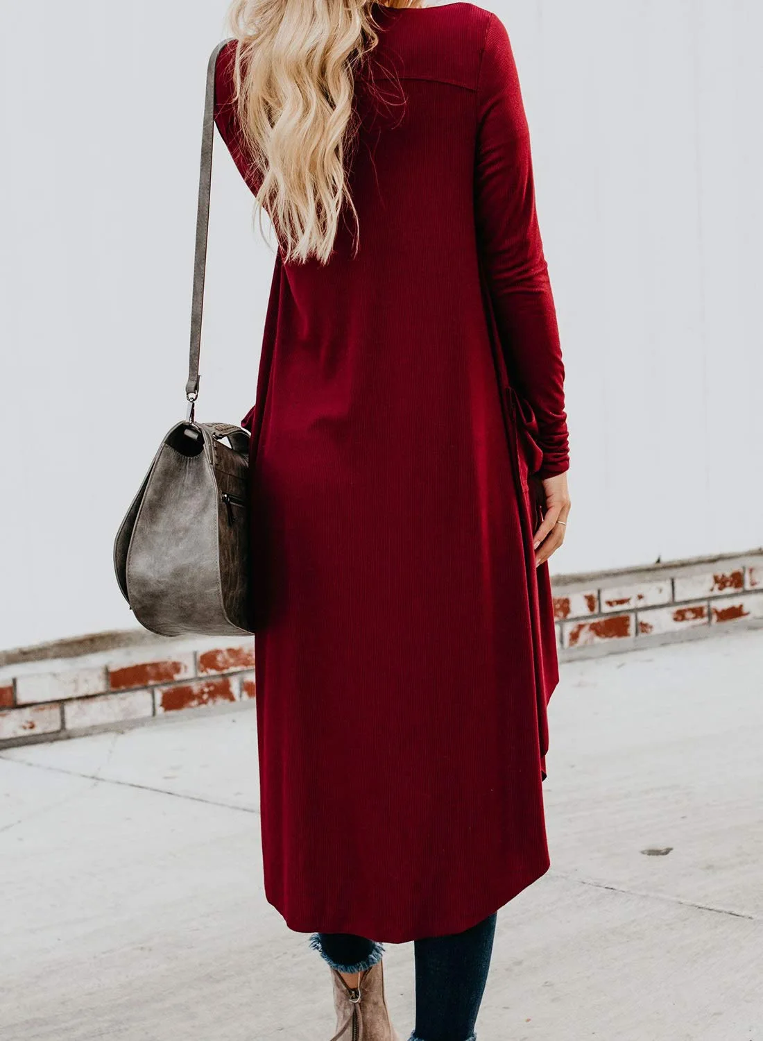 2022 Female Long Sweater Super Star Cardigan Casual Cardigans for Women Knitwear with Pocket Computer Knitted V-neck Winter 2PCS