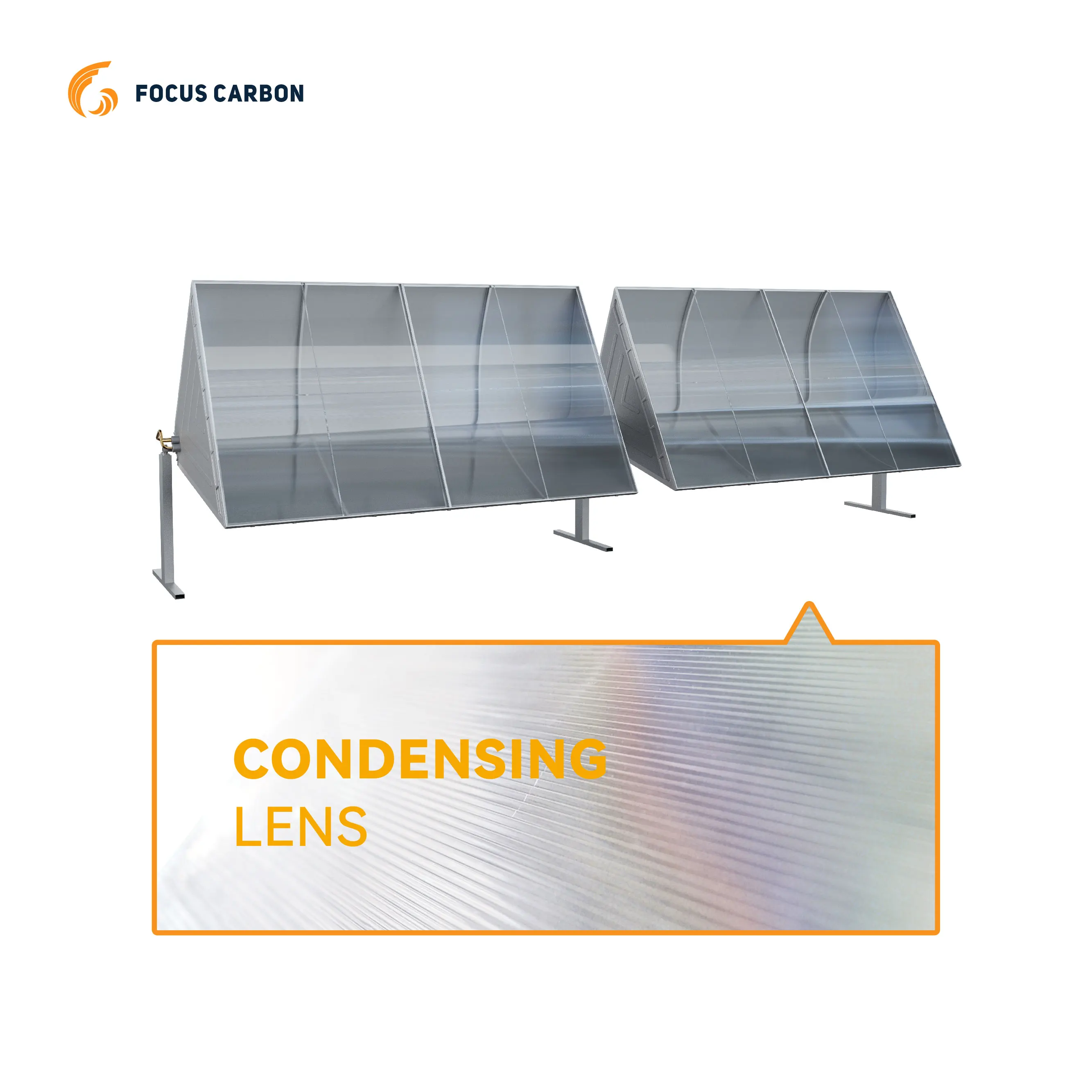 2023 Focus Carbon Solar thermal power plant energy concentrated parabolic trough collector