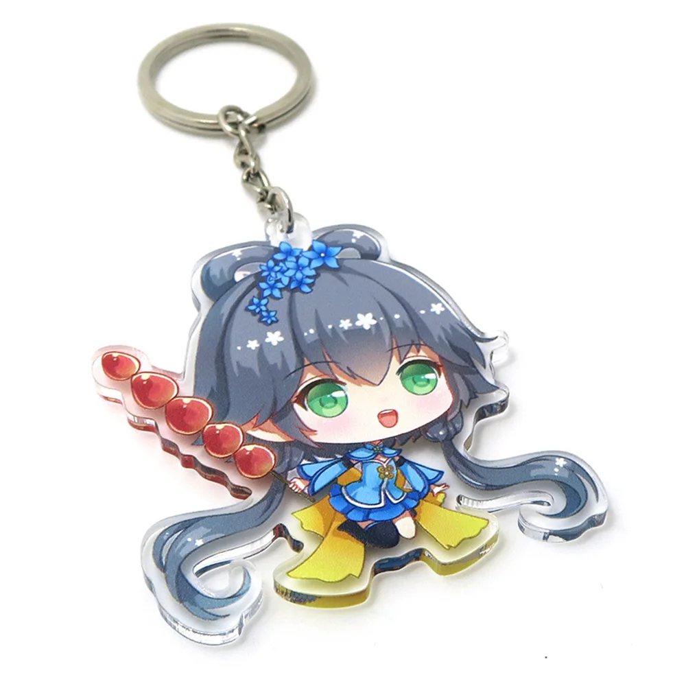 Bts Anime Sublimation Blanks One Piece Custom Pvc Keychains
