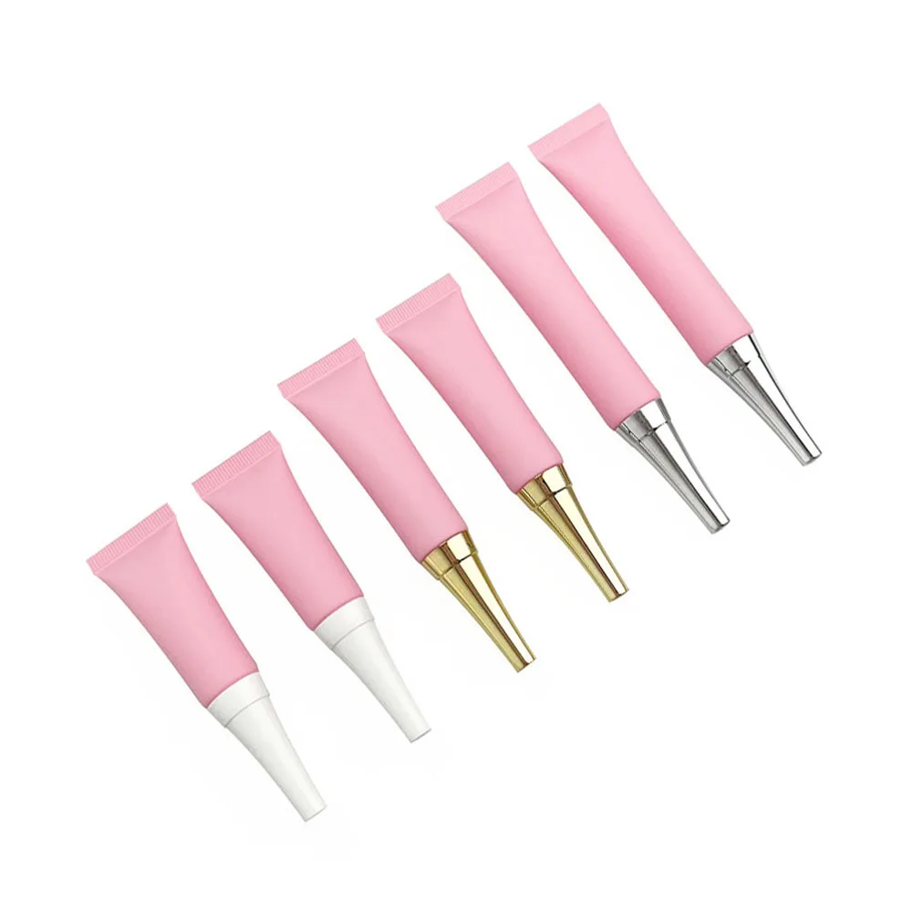 wholesale customize 10ml 15ml 20ml  Pink  Soft tube  squeeze Plastic Tube for body care skin care cosmetic