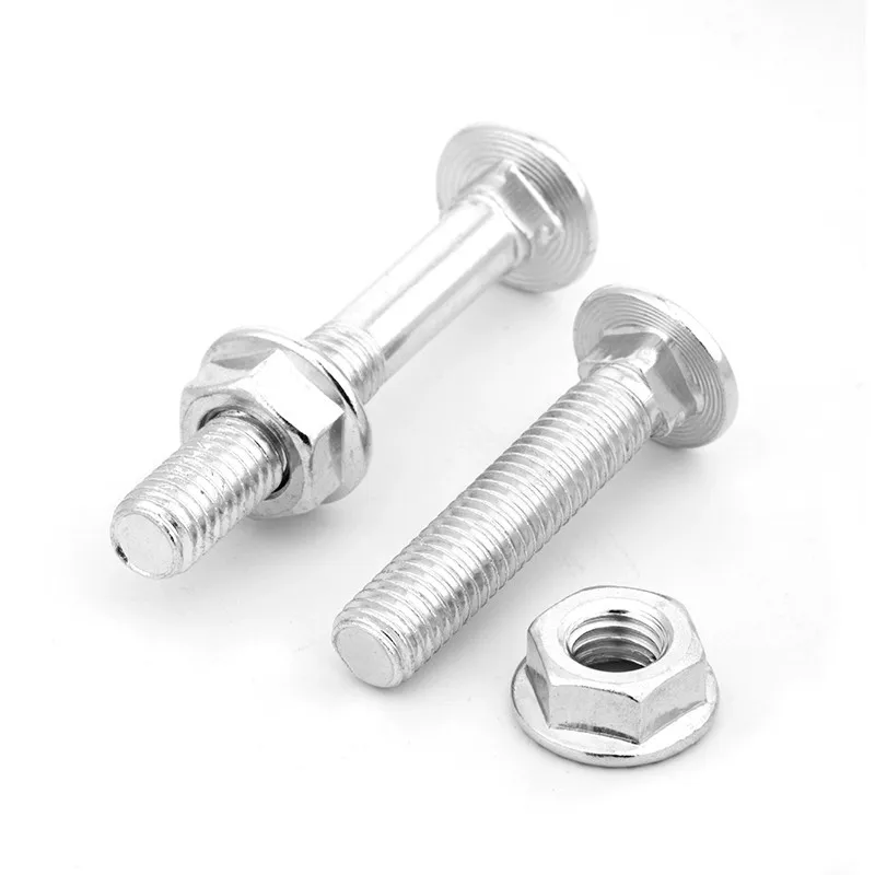Carriage Bolts Din603 Truss Round Head Square Neck Carriage Screw Coach Bolt and nuts carriage bolt and flange nut