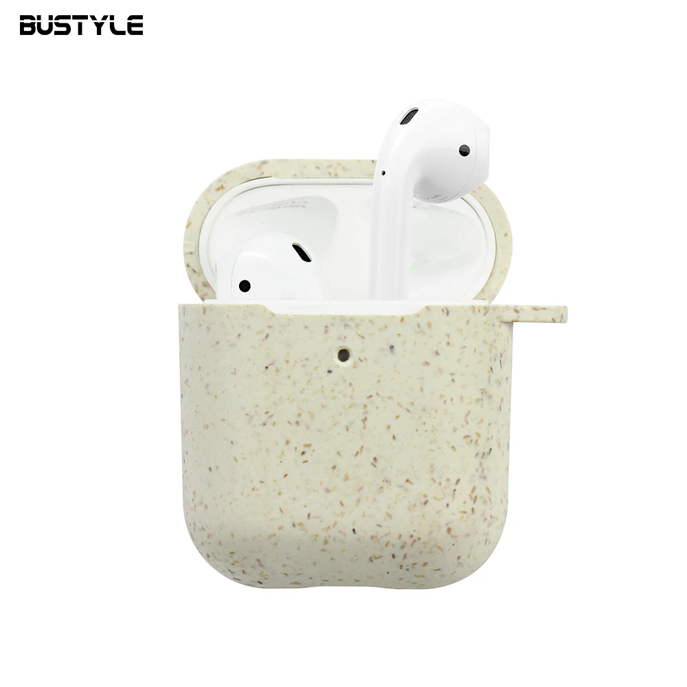 
Eco Friendly Bamboo Cork PLA Compostable Biodegradable Silicone TPU Earphone Case For Apple Airpods Pro 1 2 3 4 Case Cases 2021 