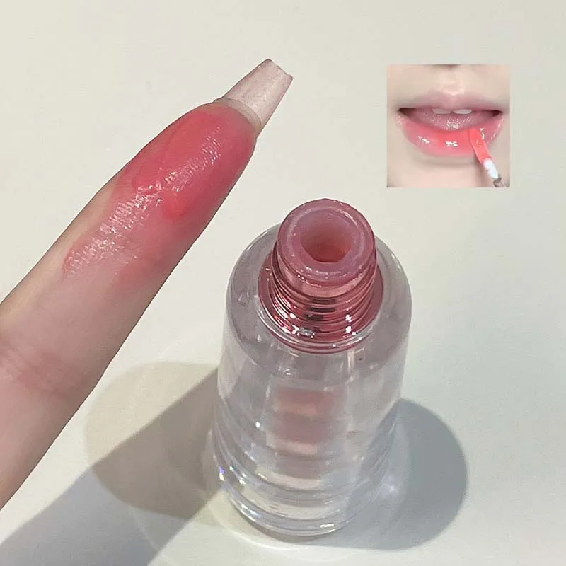 HERORAN Sugar Light Flow Mirror Water Sensitive Lip Gloss Moisturizing Cruelty-Free Vegan Hydrating Non-Stick Lip Lacquer
