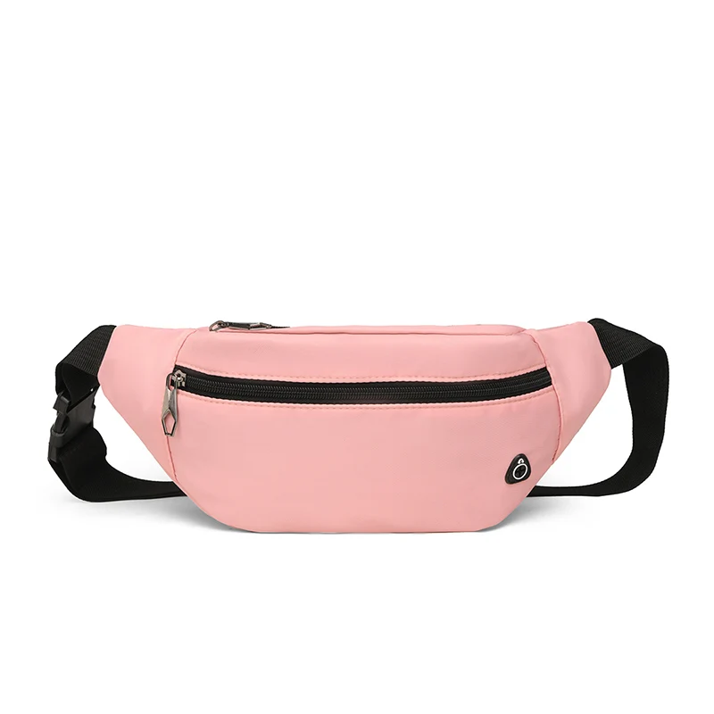 Low Moq Custom Print Logo Sport Chest Unisex Nylon Tactical Waist Multi Colors Stylish Fanny Pack White Belt Bag