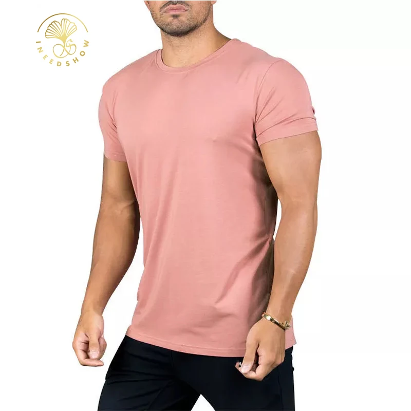 Eco- Friendly High Quality Running Tops Gym Wear Sports Wear Manufacturers Custom Bamboo Shirts Clothing For Men