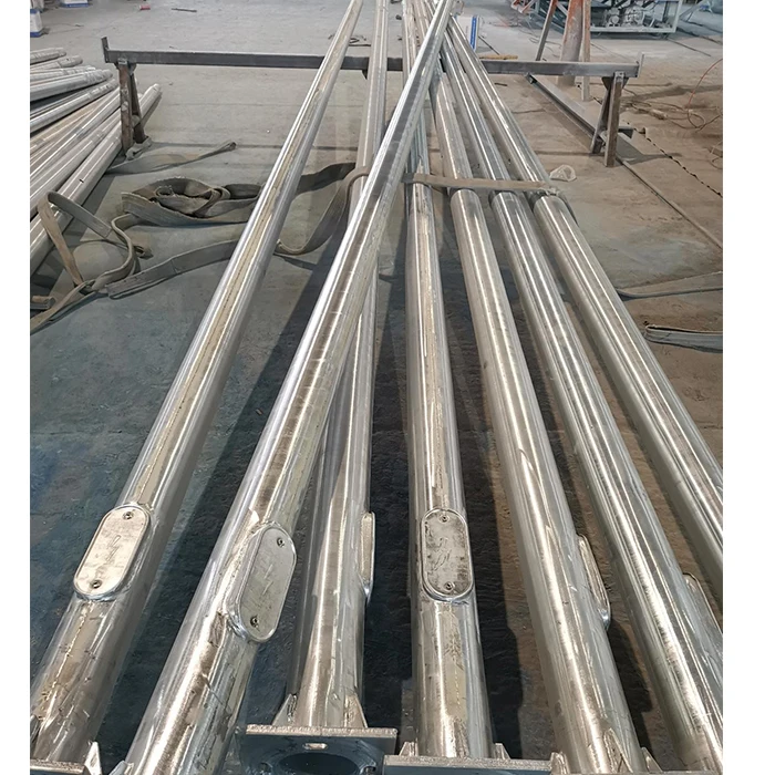 High quality galvanized metal used street lighting steel poles