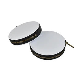 Custom Change Coin Wallet Smile Face Pu Leather Cute Coin Bag/ Purse