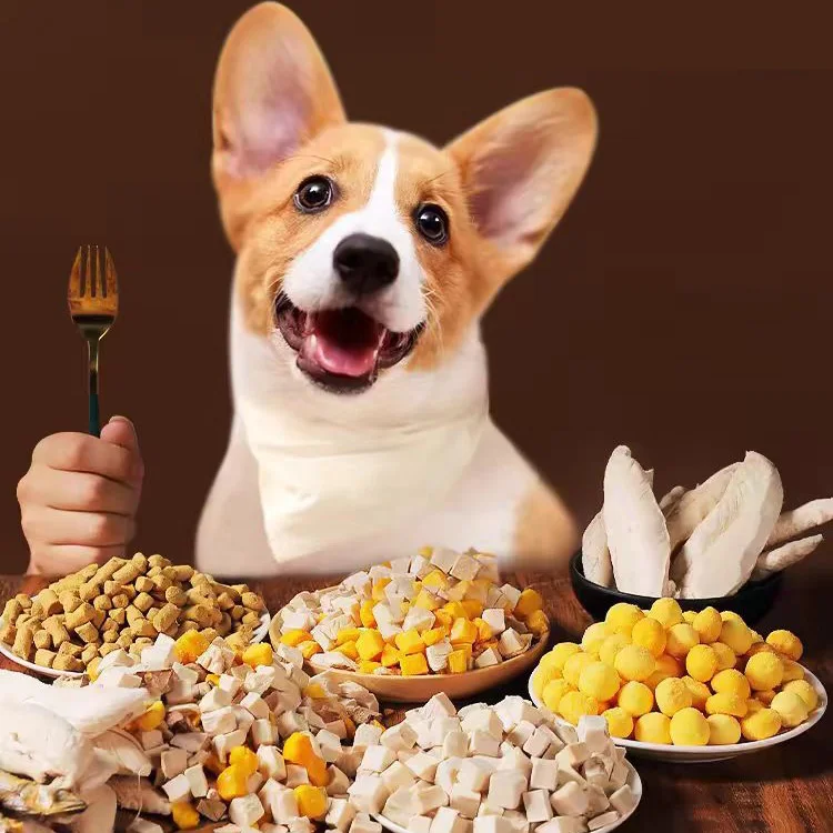 Заводские товары для домашних животных высококачественные сублимированные куриные гранулы