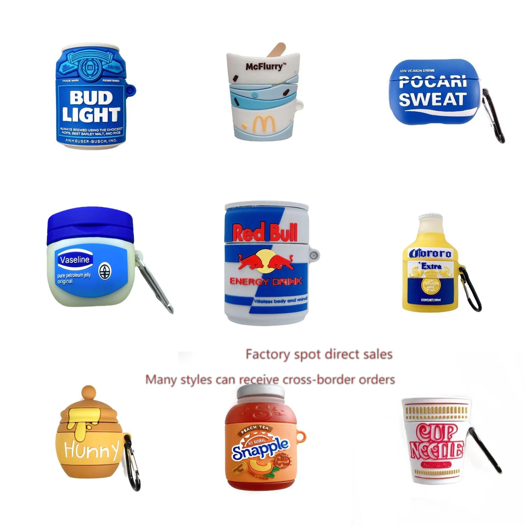 Cartoon Fashion Toy Headphones Case  3D Soft Silicone Earphone Cover For Airpods Pro 1 2 3 Case