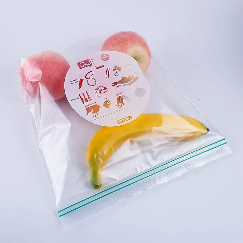 smell proof double sealed pouch reusable plastic zipper frozen bag zip lock freezer ziplock fridge food ziploc storage packaging