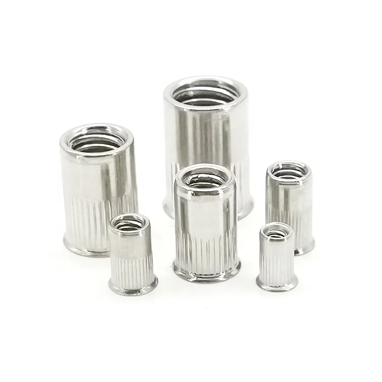 China High Quality Tubular Rivet  Flat Head Hollow Rivets Nut Fasteners Machinery Application Factory