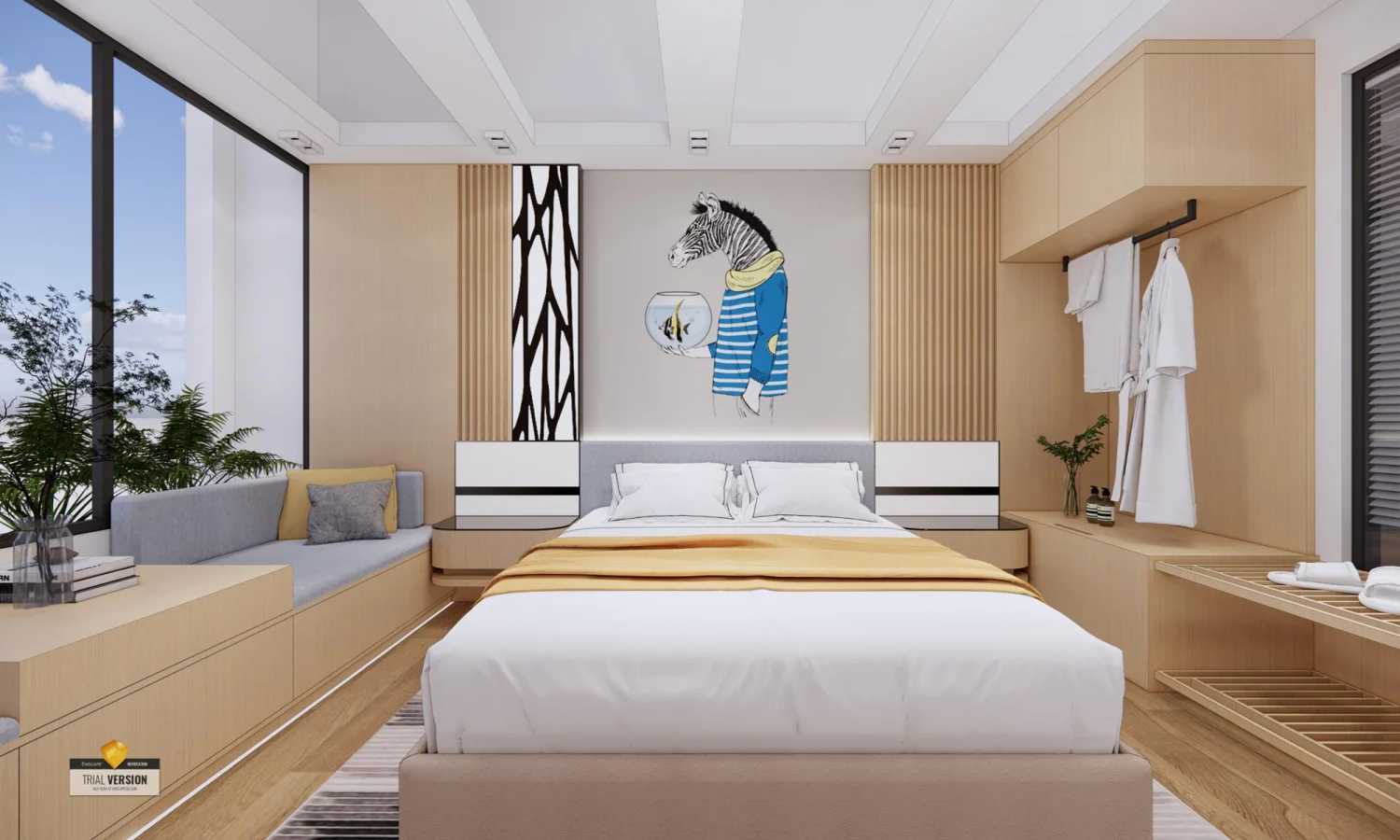 Hotel Furniture Bedroom Set Modern Minimalist Bed Frame Wholesale Double Bed Wooden Hotel Beds