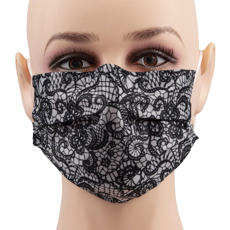 EN14683 custom logo 3 ply disposable mouth mask