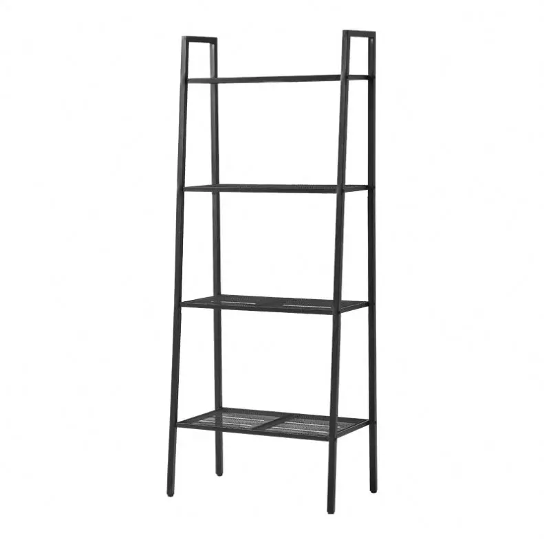 Bedroom kitchen metal and iron storage rack books, newspapers and flowers storage rack trapezoidal storage rack