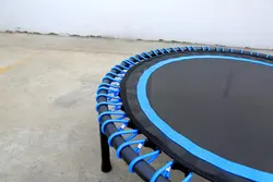 JHX Indoor Bungee cord Jumping Rebounder Gymnastic Fitness Mini Trampoline