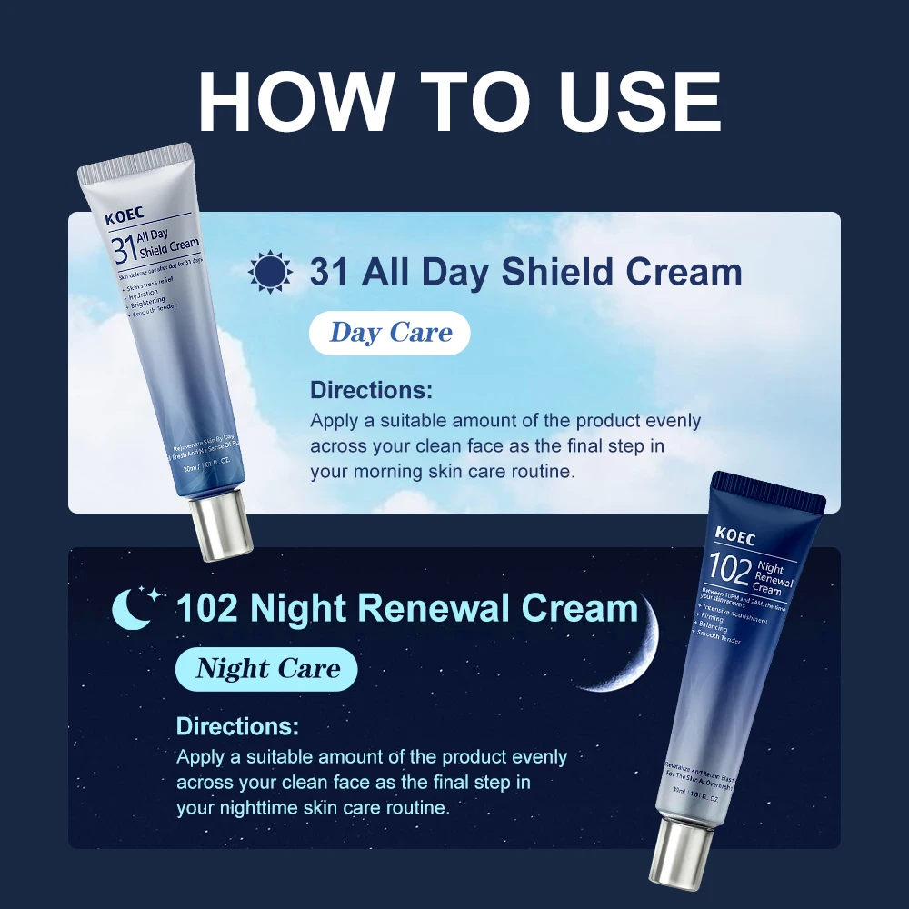OEM Niacinamide Tocotrienol Facial Cream (30mL x2) Skincare Intensive Hyaluronic Acid Accept Customized Private Label