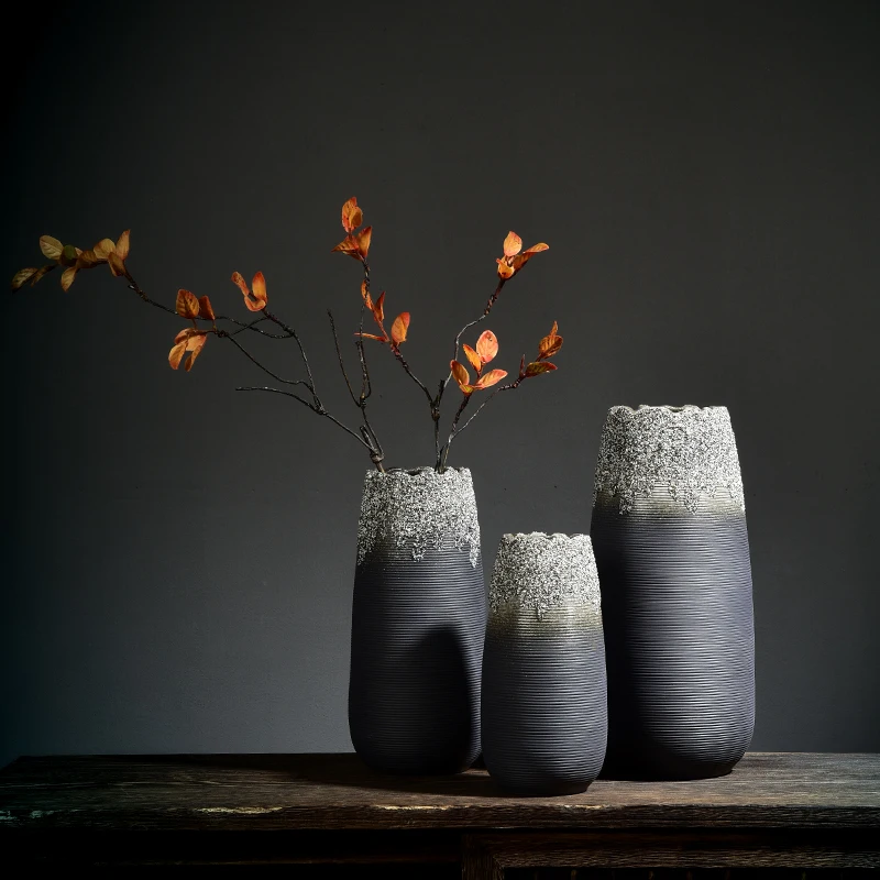 Chinese ceramic vase home decoration vase flower arrangement craft ornament