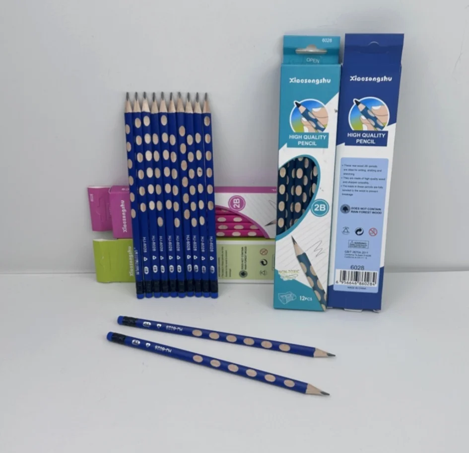 High quality real wood 2B writing, drawing and sketching pencil.