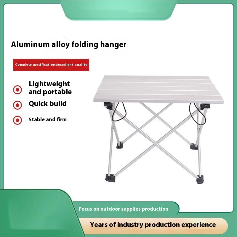 TF Outdoor Portable Hiking Small Foldable Collapsible Aluminum Ultralight Camping Table