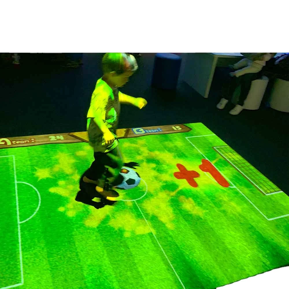 family entertainment center kids play interactive floor projector game