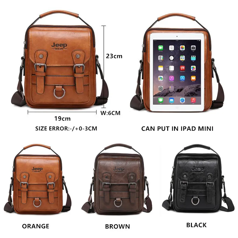 
Dropshipping New Style Large Capacity Leather Crossbody Men Bag 
