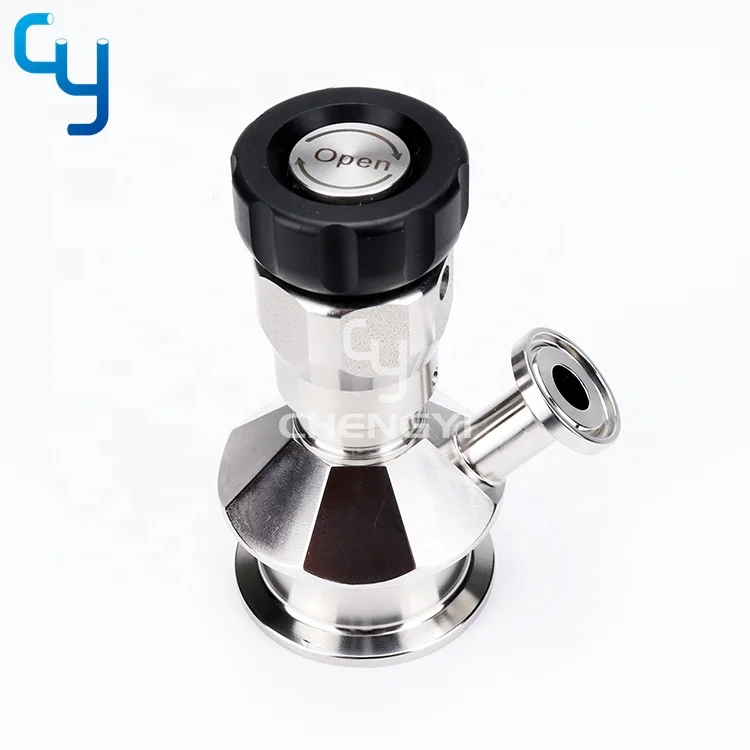 High quality sanitary stainless steel aseptic sampling valve sterile type