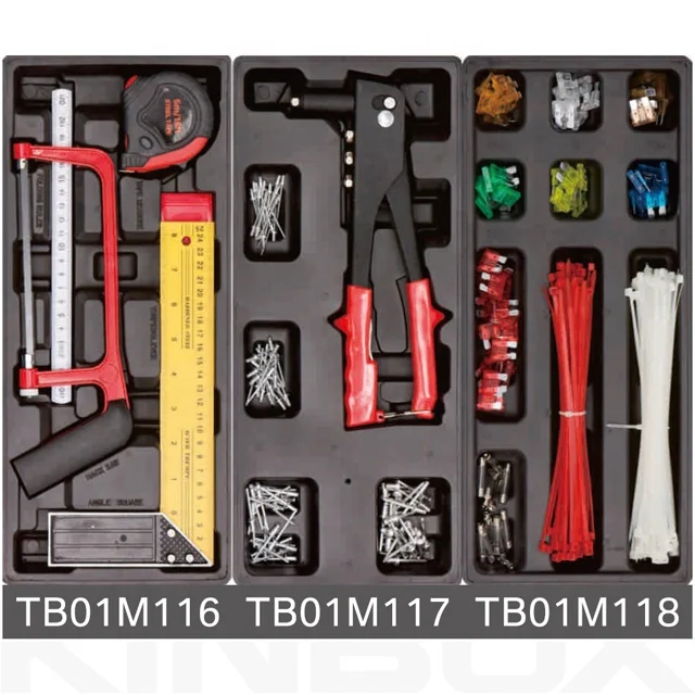 
Kinbox BMC Tray Hand Tool Set Item TB01M116 Measurement Tools 