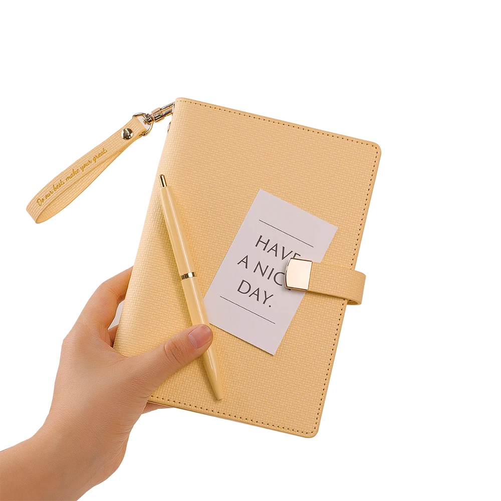 Notebook with Keychain Personal Journal Diary Notepad with Lined Inner Papers