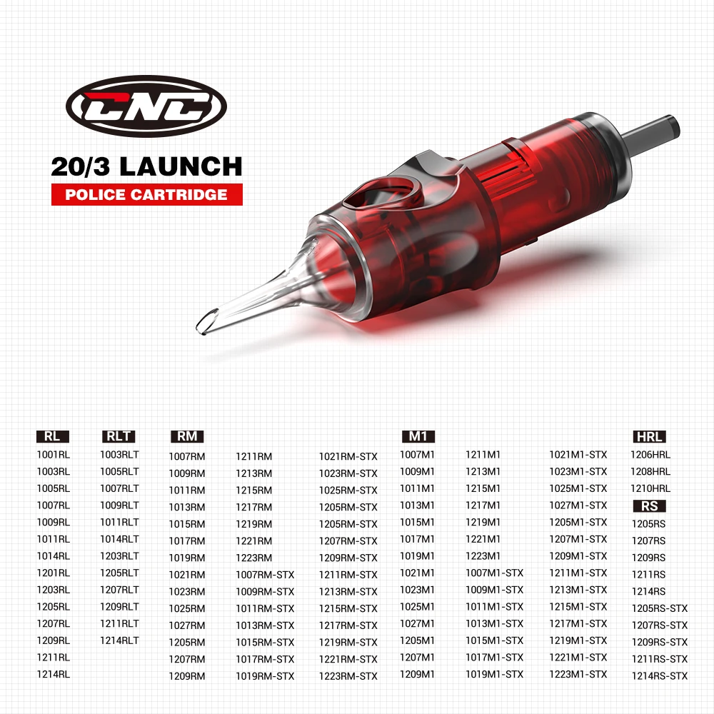 Solong CNC Tattoo cartridge needle Soft Membrane Cartridge Needles Textured Sharp disposable Tattoo Needle