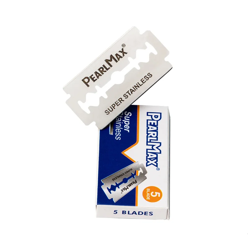 Pearlmax острое мужское лезвие бритвы хорошего качества одноразовое из нержавеющей стали с двойным краем