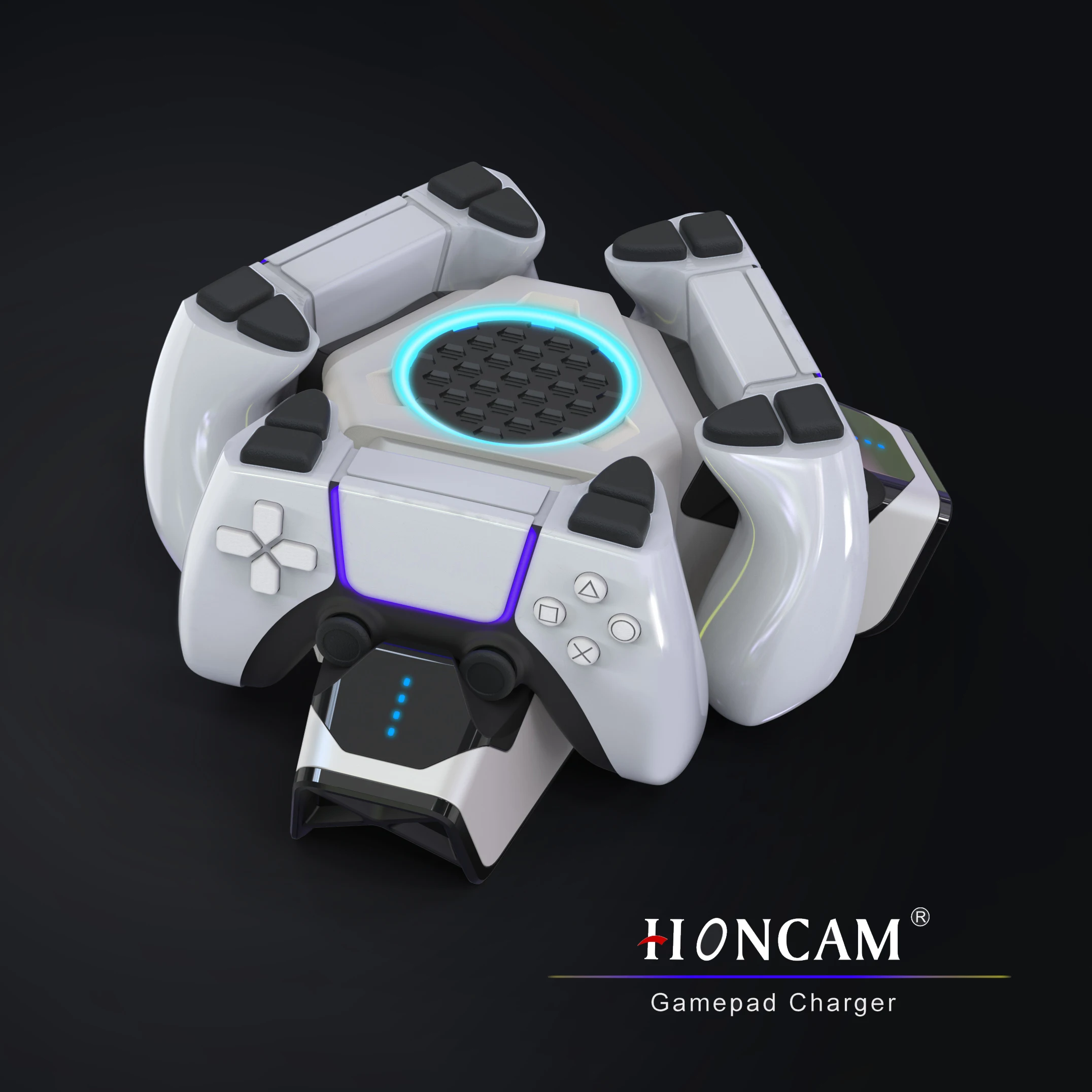  Honcam Лидер продаж PS5 аксессуары Dualsense контроллер зарядная станция Подставка для Playstation
