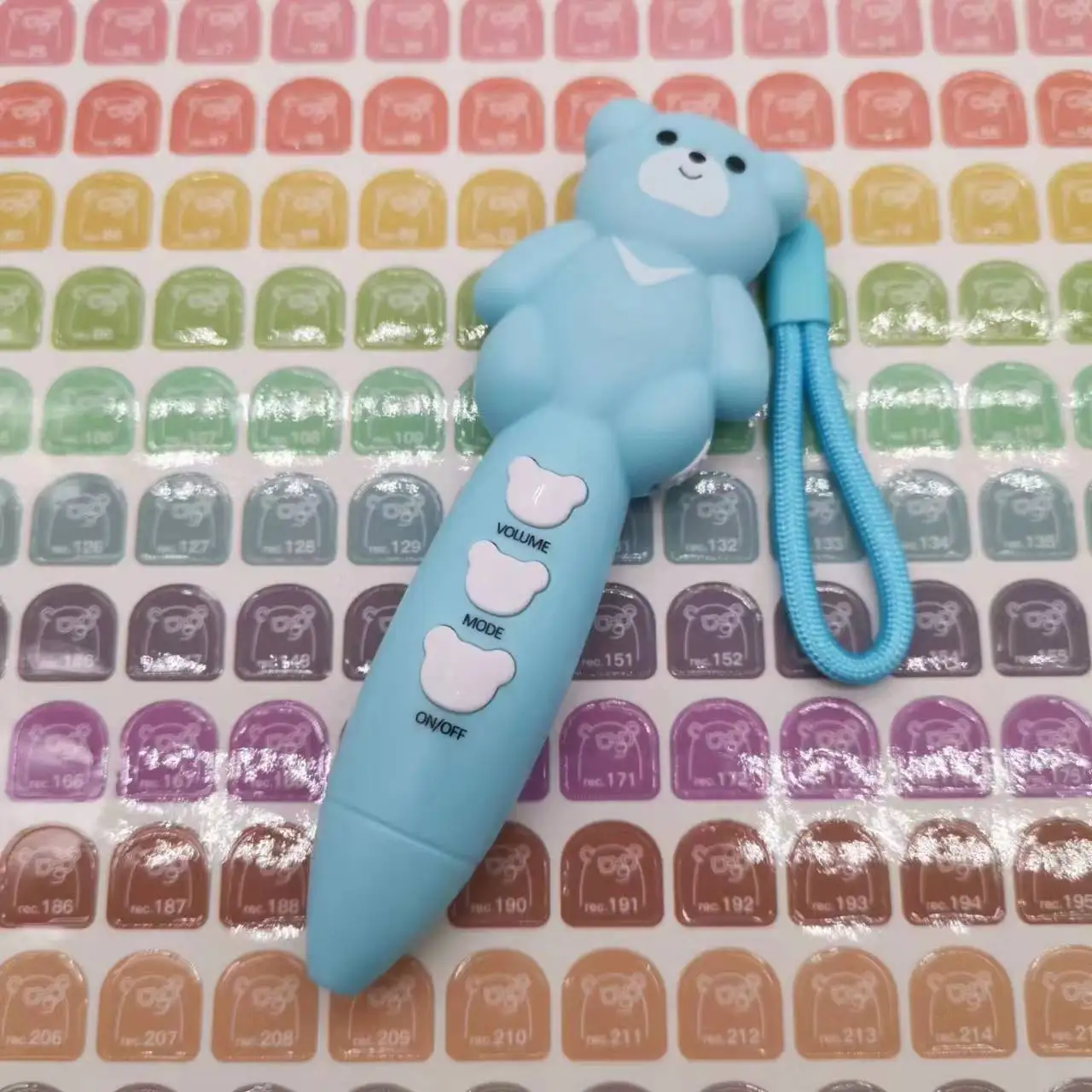 New arrival Little bear speaking sound voice pen teaching English Chinese Spanish French Italian story books learning toy