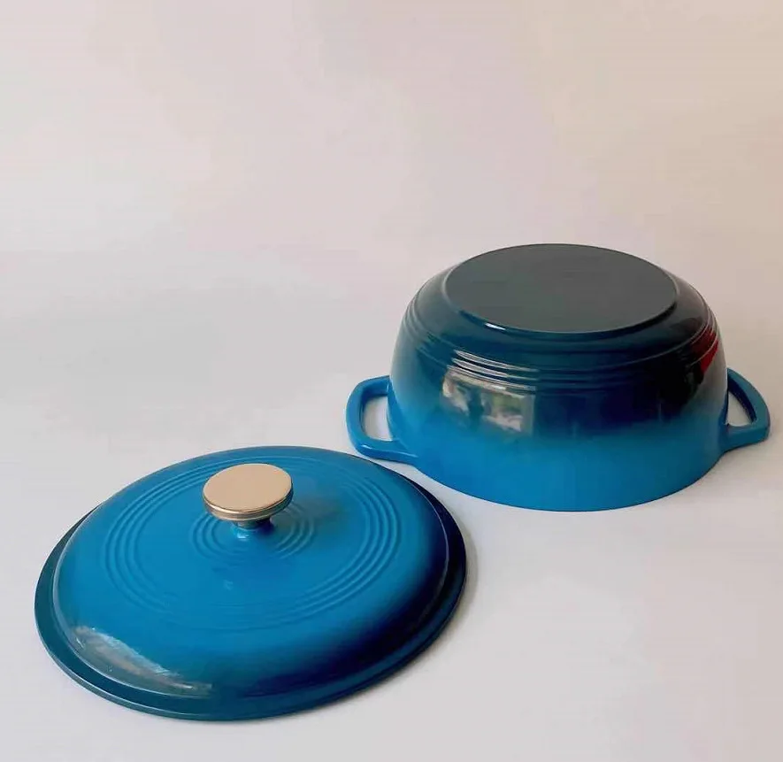 Enameled Cast Iron Dutch Oven Cooking Hot Pots To Keep Food Warm Enameled Dutch Ovens with lid