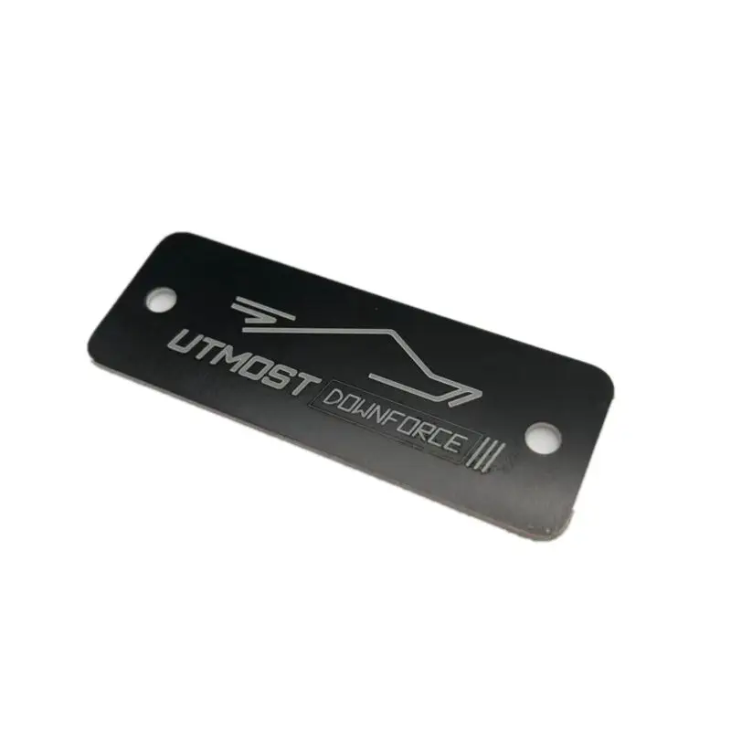 Best Selling Small Metal Logo Name Plate Signage Brass Plaque Sign Label Vintage Stainless Steel Aluminium Nameplate