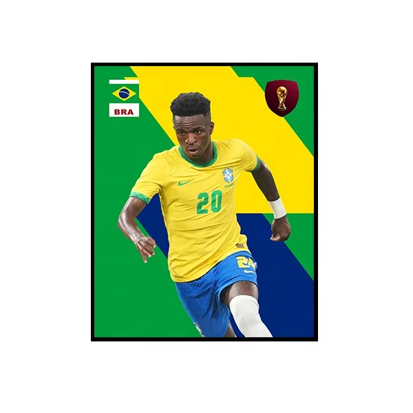 RTS водонепроницаемый легко устанавливаемый спортивный плакат, бразильский 3D плакат аниме с металлической рамкой