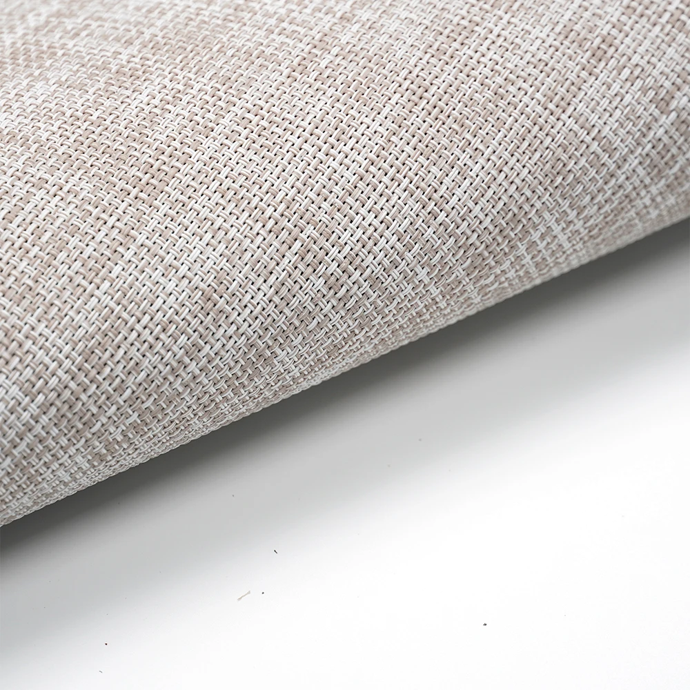 woven vinyl wallcovering and waterproof wallcovering with woven pvc top layer for hotel wallcovering